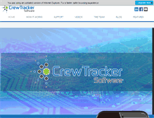 Tablet Screenshot of crewtrackersoftware.com